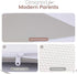 50x50 Sleepah Vegan Leather Baby Play Mat, Thicken Foam Cushioned & Waterproof Playpen Mat for Infants and Toddlers