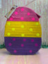 APINATA4U Handmade Easter Egg Pinata with Multicolor Polka Dots, Easter Theme Birthday Decorations, Gender Reveal Party