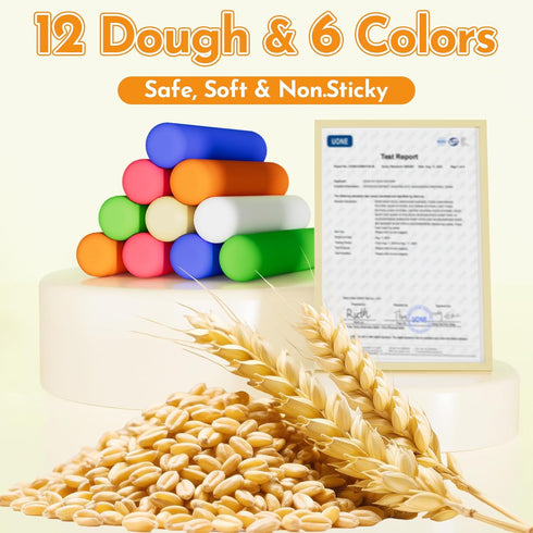 61 3 1 Sets 3-4-8, Playset Aprilwolf PCS in Dough for Kids Ages Art Crafts Dough Tools Kit, Ice Cream Noodle Cake Maker