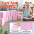 FUBOTRAD 24PCS 5" 5" 5" Foam Pit Blocks Foam Padding Sponge Pit Cubes Sponge Blocks for Amusement Park Gymnastics