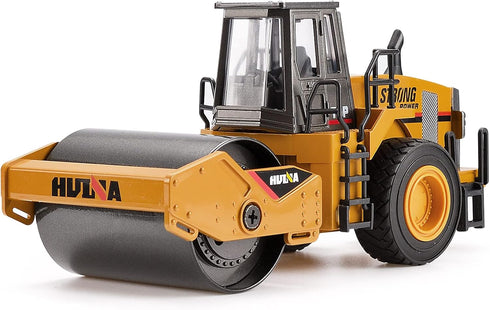 1/40 Scale Metal Road Roller Toy, Diecast Construction Equipment Vehicle for Kids Boys