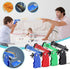 Kids Toys Cool Keychain Rubber Band - Mini Metal Folding Rubber Launcher Toy with 60 Bands