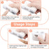 Duoxiate Trimmer Electric Nail Clipper with LED Light, Rechargeable Automatic Nail for Babies, Kids, Adults & Seniors