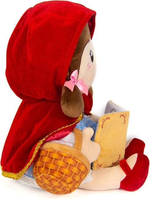 Cuddle Barn Lil Red Storyteller Red Riding Hood Animated Plush Storytelling Toy, 10 inches