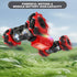 Red,1:24 4WD 360 6-12 Gesture RC Car High Speed Transform Stunt Car with Gesture & Remote Control, Rotation Drift