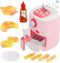 Play Kitchen Accessories, Pretend Kitchen Appliances Set with Toy Air Fryer for