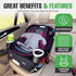 lebogner Child Car Seat Saver Waterproof Liner, 100% Leak Free Pad for Baby Stroller, Anti Slip Vinyl Backing