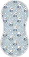 decor gift Cotton Newborns Burp Cloths Good Absorbent? Cute Cartoon Nile Bird Blue wash