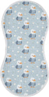 decor gift Cotton Newborns Burp Cloths Good Absorbent? Cute Cartoon Nile Bird Blue wash