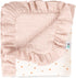 lulumoon Muslin Ruffle Baby Blanket - Soft Breathable 100% Cotton Newborn Wrap