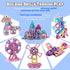 ASOK 133pcs 3D 3 4 5 6 7 8 9 133pcs Magnetic Blocks Magnetic Tiles Castle Educational Learning and Development Toys