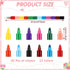 30 12 Set Spakon Pcs Stackable Crayons Bulk Colors Stacking Buildable Crayons for Boys Girls Party Favor for Student