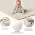 LevNubis 1.3" 47"47" Tummy Velvet Baby Play Mat for Floor, Thick Elasti-Foam Playpen Mat with Removable & Washable