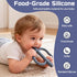 2 Pack 0-6 3-12 18-36 Baby Silicone Teething Toys, Teething Sticks for Babies,Silicone teether Tubes for Baby Girl,BPA