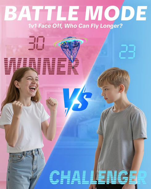 2025 3D 6+ Flystars Flying Bouncing Toys, Next-Gen Pro Cosmic Globe Flying Orb Ball Motion-Control Hover Spinner