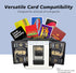 1-2 10,Crazy 8 Automatic Card Shuffler,One-Press Auto & Manual Modes,Electric Shuffling for Decks,Low