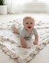 52 52 Inches, Muslin Ruffled Baby Blanket, Extra Large x Soft Breathable Cotton Crib Blanket for Newborn Infant Toddler