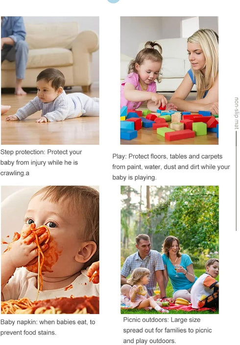 Large Foam Play Mat for Babies - Indoor & Outdoor Activity