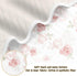 CHUROUSY 30x40 Inch Pink Roses Baby Blanket for Boys Girls Beautiful Flower Leaves Nursery Swaddling Wrap Beauty Floral