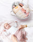 Maliton Diaper Caddy for Baby Girl-Cotton Rope Diaper Caddy, Diaper Organizer for Changing Table, Portable Baby Basket