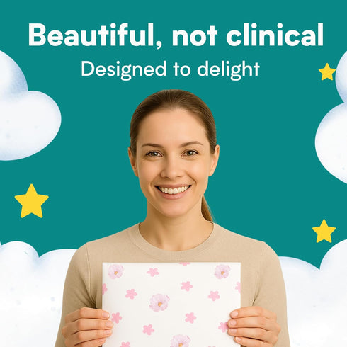 (20 Pack, Eli with Love Disposable Baby Changing Pads - Soft, Waterproof & Leakproof Liners Absorbent Underpads - Large