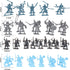 Yoyoom Set, playset Set Army Men Action Figures Toy Soldiers Medieval Castle Small Soldiers Military Toy, Plastic Army