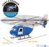 Driven by Battat 7-Inch Rescue Helicopter Toy with Lights & Sounds, Opening Doors, Durable Design for Boys & Girls