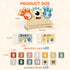 Counting 3-5, Finger Math Toy for Kids Montessori Monster Math Toy with Number Blocks, Hands-On Addition & Subtraction