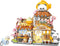 MEIEST Mini City Shop Street View Building Blocks Model Set,Simulation Panda Architecture Collection