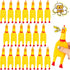 POPLAY 20PCS Squeaky Rubber Chickens, Bulk Prank Novelty Pet Toys for Family Game Party Favors, Noise Maker