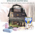 HEBSDFG Backpack Santa Claus prin Prints Changing Bag Baby Diaper Bags for Mom Dad, Waterproof Nappy Rucksack