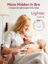 4 9 17/19/21/24MM Lulia Breast Pump Hands Free, Wearable Breastfeeding Pump with Mode and Level, Strong Suction