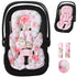 Infant Support Cushions, Insert for Car Seats, Stroller Cushions, Pink