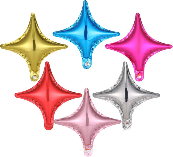 60 Pieces Star Balloon - 10 Inch Star Foil Balloons for Graduation, Wedding, Birthday Party Decorations