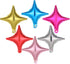 60 Pieces Star Balloon - 10 Inch Star Foil Balloons for Graduation, Wedding, Birthday Party Decorations
