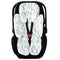 DILIMI Infant Car Seat Insert, 2-in-1 Carseat Head Support for Newborn, Soft