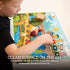 Klean Kids Disposable Placemats for Baby, 40 Pack Sticky Toddler Placemat for Restaurants, Fun Design for Dining