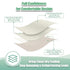 wegreeco Nursing Breast Pads (14 Pack) + Laundry & Travel Storage Bag, Washable & Reusable