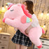 Unicorn Plush Hugging Pillow, Big Stuffed Animal Body Pillow Toy Gifts for Kids, Valentine, Christmas (Pink, 39.3 in)