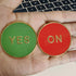 Decision Maker Coin - Yes No Decision Coin, Lucky Coin, Flipping Challenge Coin, Premium Metal Collectible Divination