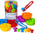 Counting Toys for Toddlers, Rainbow Koala Counters with Sorting Bowls for Preschool Learning Supplies