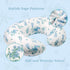 22.5"x18" Nursing Pillow Cover,Ultra-Soft Stretchy Removable Slipcover for Breastfeeding Pillows for Baby Boys