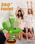 Talking Cactus Toy, Volume Adjustment Dancing Cactus, Mimicking Toy, Light Up Baby Toy, Funny Gift for Boys Girls 0-3