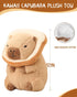 Bestsea 12 inch Cute Capybara Plush Soft Capybara Plushie Pillow with Kawaii Capybara Stuffed Animals Toy for Kids