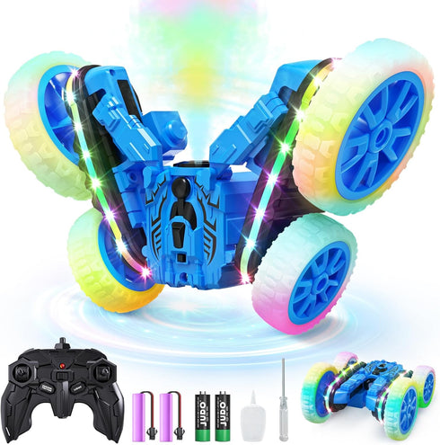 Jimdella RC Cars Toys, 2-in-1 Remote Control Car Transform 4WD with Spray