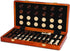 ECOCRAFTER 15'' 2 1 set (2 set Sets in Wooden Magnetic chess and checkers Extra Queens, Foldable Chess & Cotton Storage
