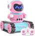 ALLCELE LED RC Robot Toys for Girls with Programming, Music, Demo and