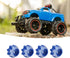 VBESTLIFE RC Wheel Hex Adapters, Aluminum Alloy 8x32 to 17mm for 8x32 3.8in Wheels Electric Car Truck (Blue)