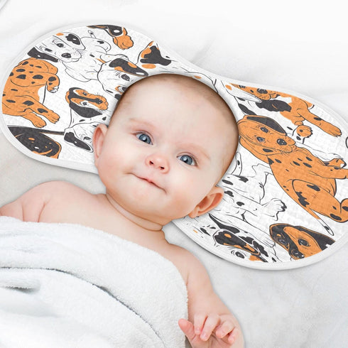 YEGAME Set 1 11 22 Inch Muslin Baby Burp Cloths of - Cute Dog Super Absorbent Cotton Burping Rags Soft Baby Washcloths