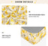 miaozhen 1 Pack 52x28 Cotton Baby Crib Sheets Soft Yellow Bananas Fruit Khaki Crib Mattress Sheet for Nursery Decor